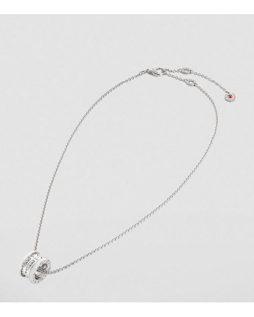 BVLGARI Metallic Silver And Steel Save The Children Necklace