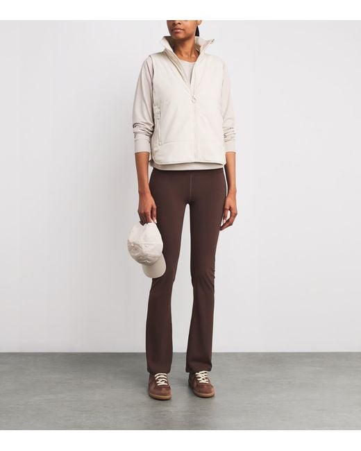 vuori Brown Allthefeels Slim Flare Leggings