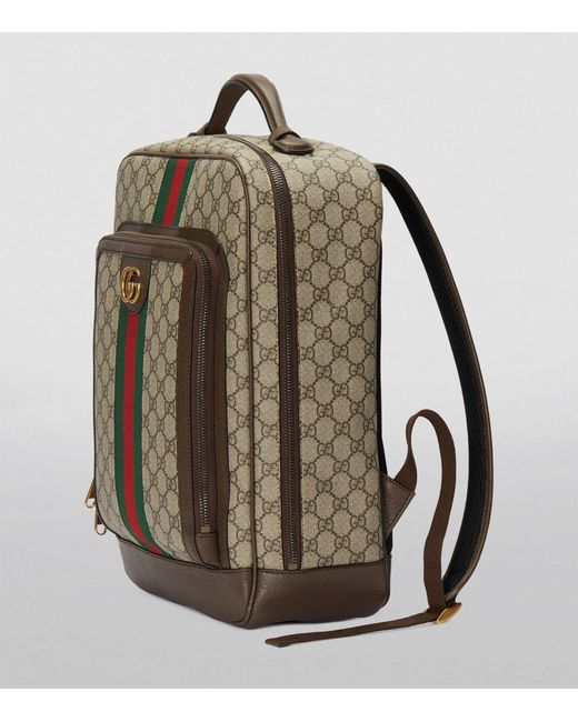 Gucci Green Medium Ophidia Gg Backpack for men