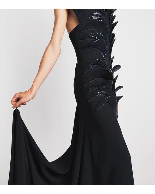 Maticevski Black Spearhead Gown