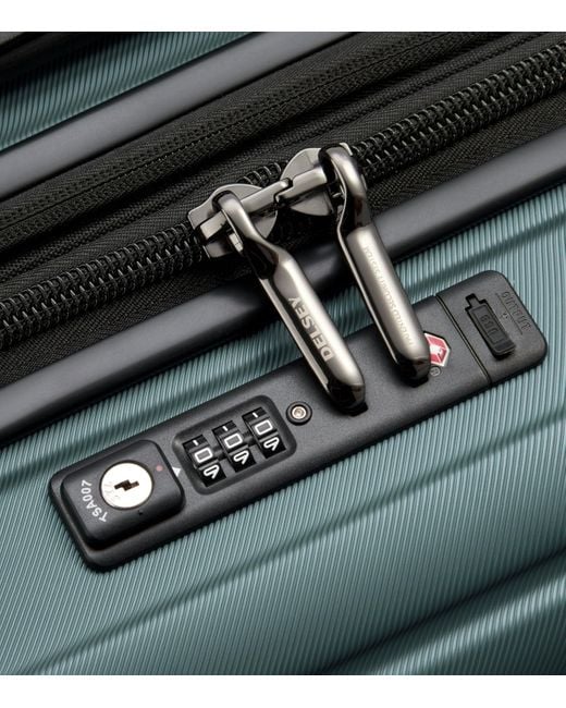 Delsey Blue Shadow Spinner Suitcase