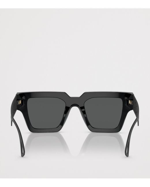 Versace Black Acetate Ve4431 Square Sunglasses