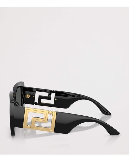 Versace Black Injected Ve4505U Square Sunglasses
