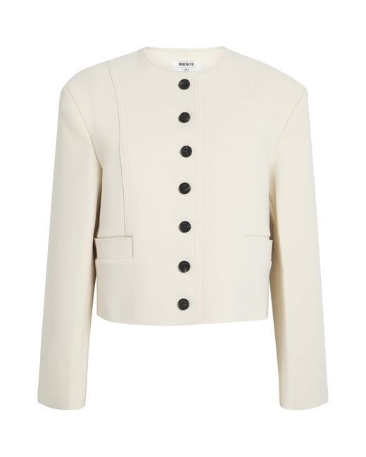 Birrot White Lay 4 Cropped Jacket