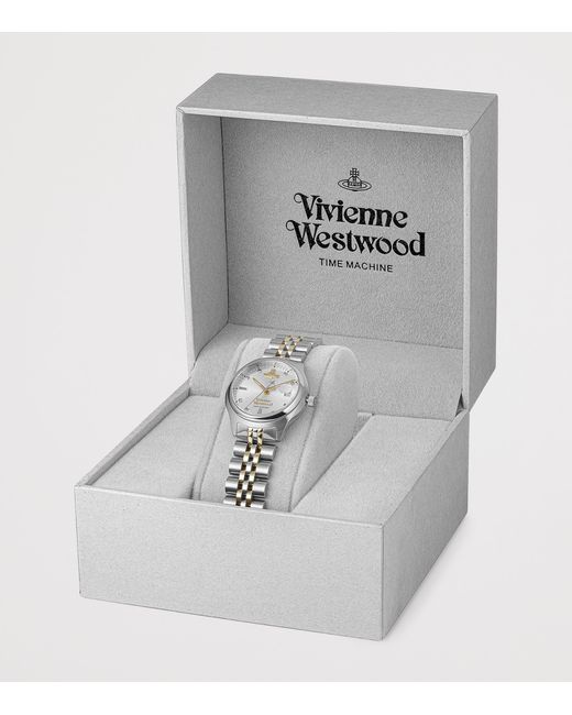Vivienne Westwood Metallic Stainless Steel Little Camberwell Watch