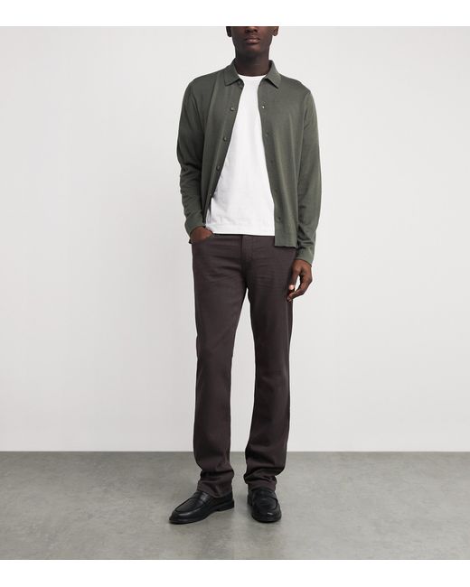 PAIGE Gray Federal Slim Jeans for men