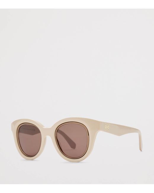 Loewe Brown Mini Anagram Butterfly Sunglasses