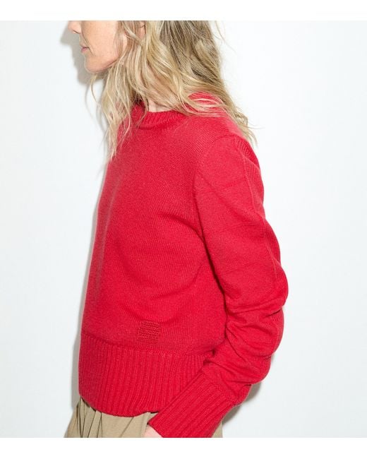 MAX&Co. Red Virgin Wool Sweater