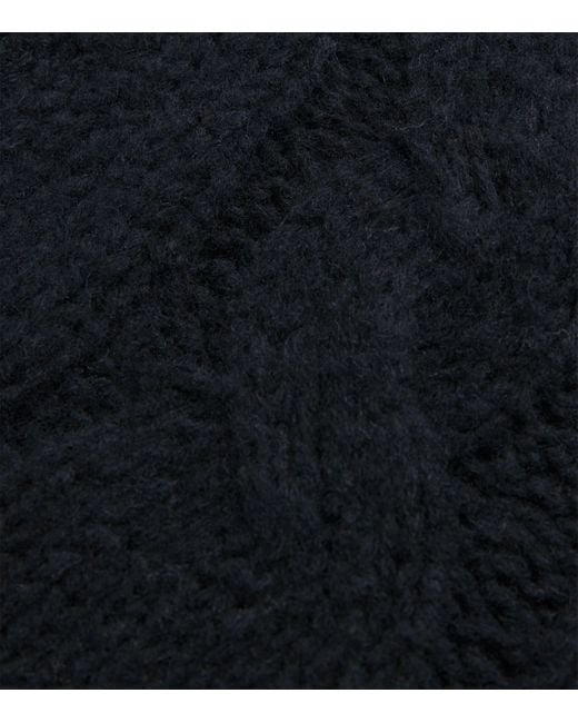 MAX&Co. Blue Wool-Blend Rollneck Sweater