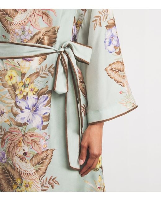 Zimmermann White Silk Coco Tunic Midi Dress