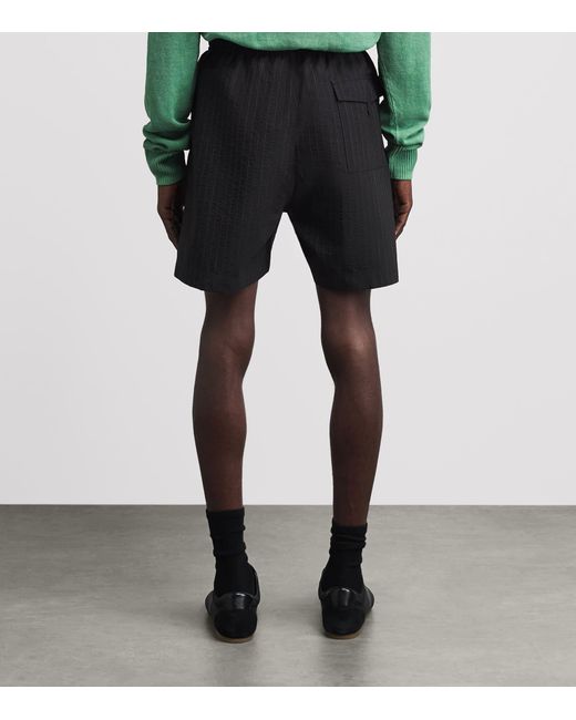 Studio Nicholson Black Starboard Sweatshorts for men