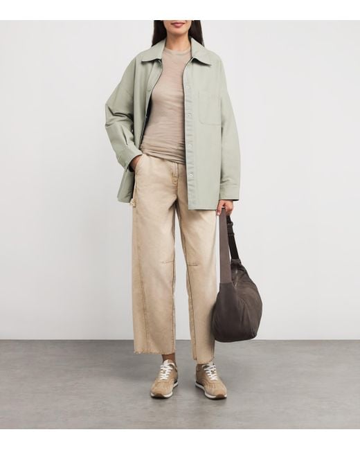 MAX&Co. Natural Straight Carpenter Trousers