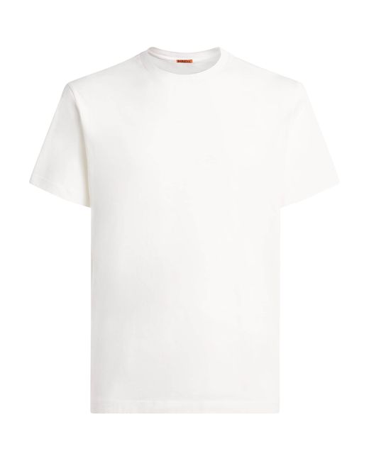 Barena White Cotton T-Shirt for men