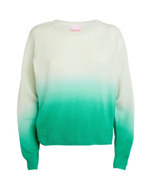 Crush Cashmere Ombre Malibu Sweater in Green | Lyst