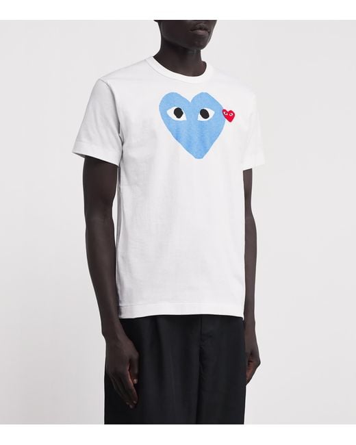 COMME DES GARÇONS PLAY White Heart Logo T-Shirt for men