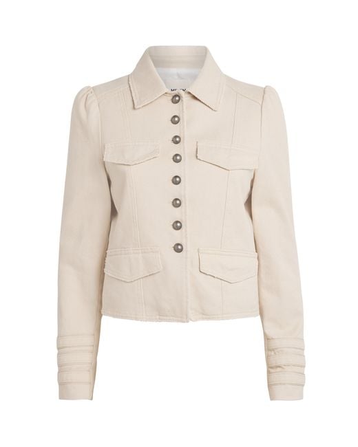 ME+EM Natural Organic Cotton Twill Military Jacket