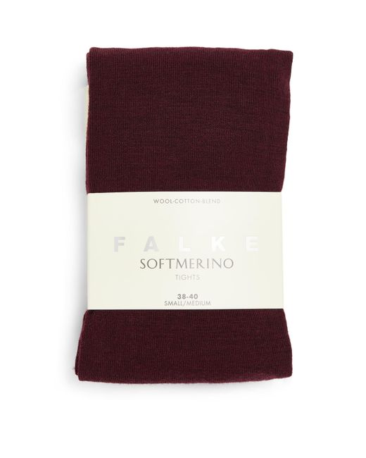 Falke Purple Soft Merino Tights