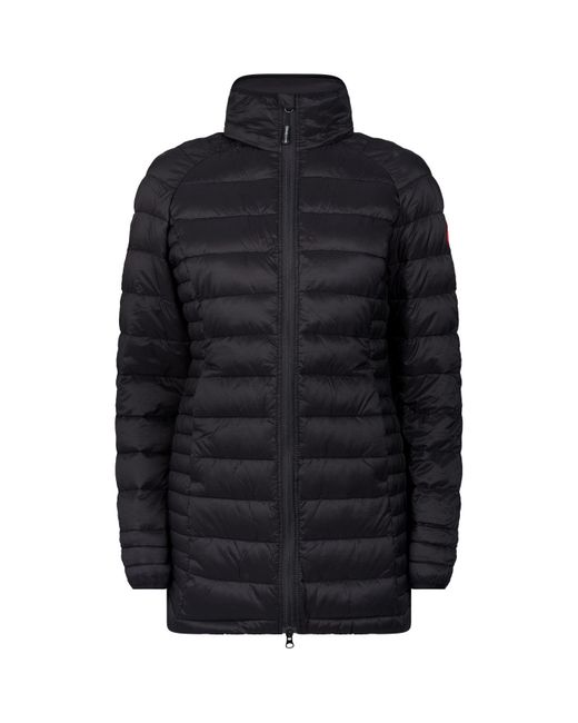 Canada Goose Black 'Brookvale' Hooded Quilted Down Coat
