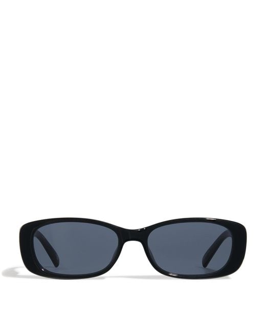 Le Specs Blue Unreal! Rectangular Sunglasses