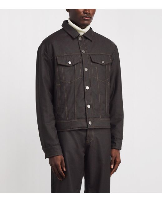 Emporio Armani Black Denim Jacket