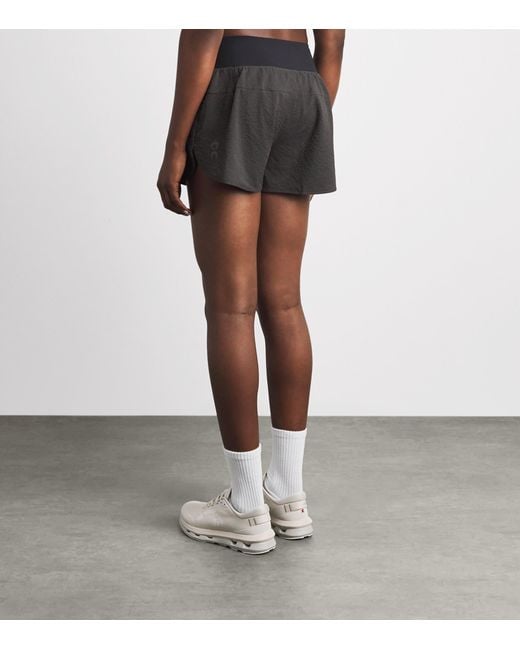 On Shoes Black Performance Volt Shorts