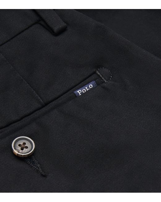 Polo Ralph Lauren Black Stretch-Cotton Slim Chinos for men