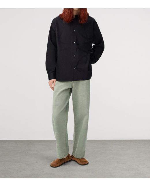 Loewe Black Cotton Anagram Shirt for men