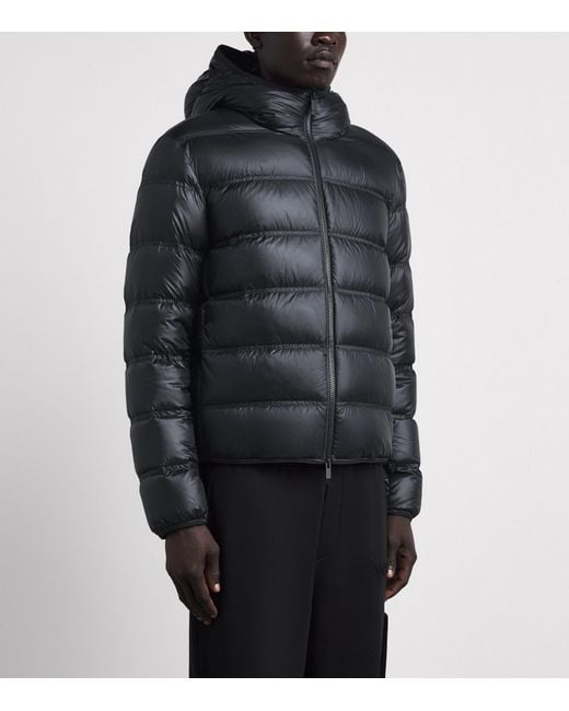 Moncler Black Down Guadiana Puffer Jacket for men