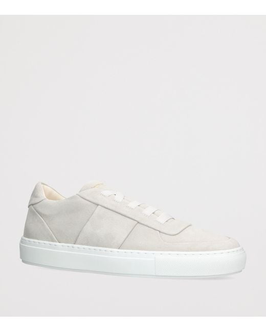 Born Outside White Suede Tono Sneakers for men
