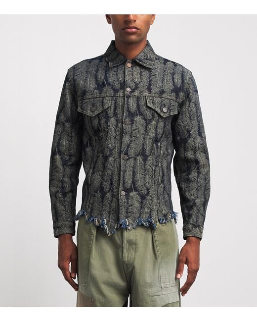 Kapital Gray Magpie Denim Jacket for men