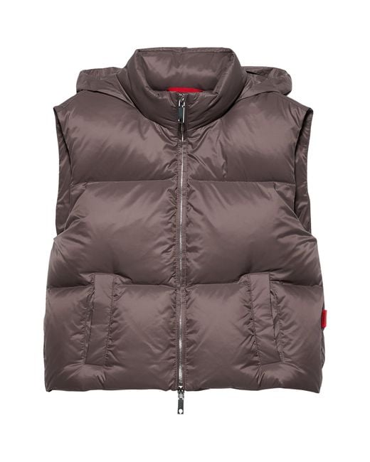 MAX&Co. Brown Water-Repellent Down Gilet
