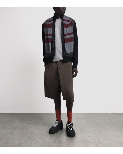 Moncler Black Logo Patch T-Shirts for men
