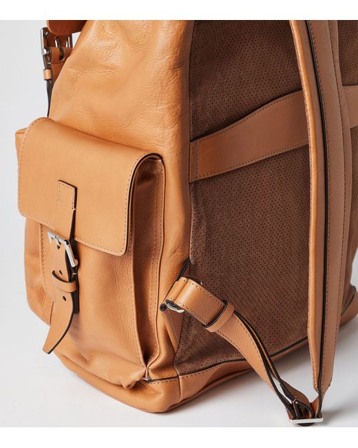 Brunello Cucinelli Buckled Leather Backpack - Farfetch