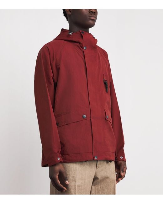 Barbour Red Showerproof Rig Jacket for men