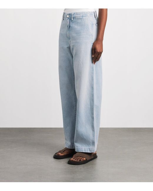 Agolde Blue X Maria Mcmanus Wide-Leg Jeans