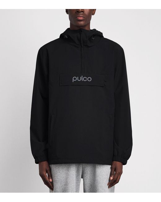 Pulco Studios Black Water-Resistant Coaches Jacket for men