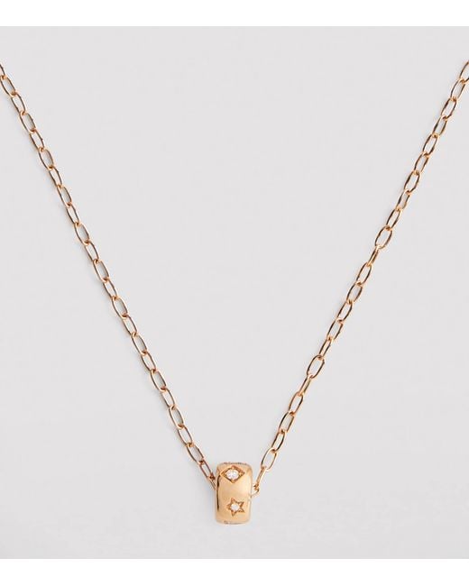Pomellato Metallic And Diamond Iconica Pendant Necklace