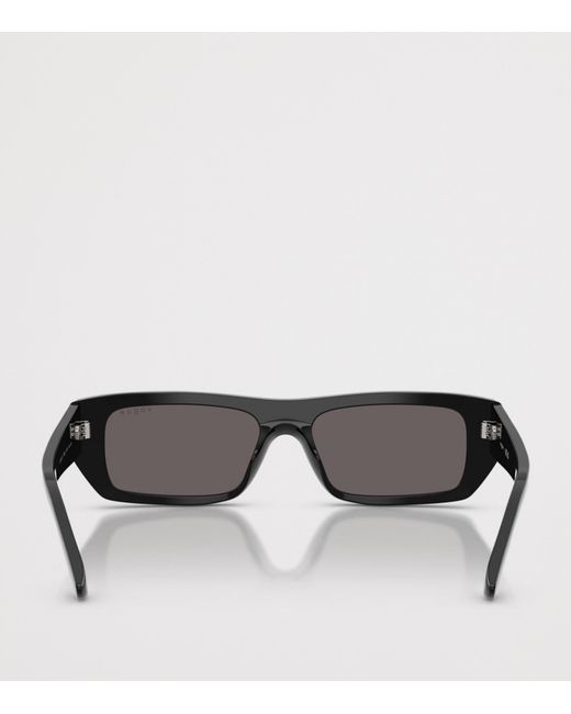 Vogue Gray Rectangular Sunglasses