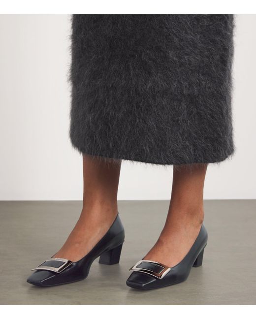 Roger Vivier Blue Decolleté Belle Vivier Pumps 45