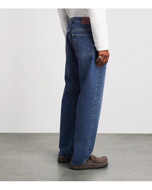 Studio Nicholson Blue Riso Straight Jeans for men