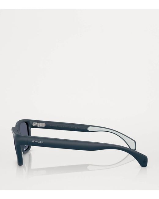 Moncler Blue Injected Slicka Me8002 Sunglasses