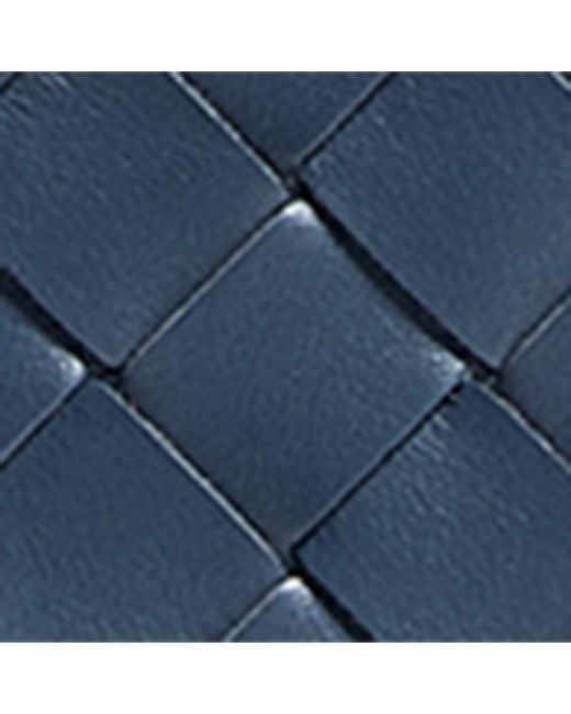 Bottega Veneta Blue Small Leather Intrecciato Camera Bag for men