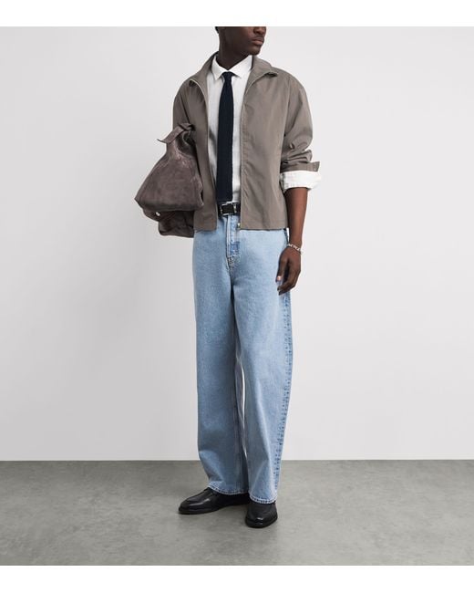 FRAME Gray Cotton-Blend Jacket for men