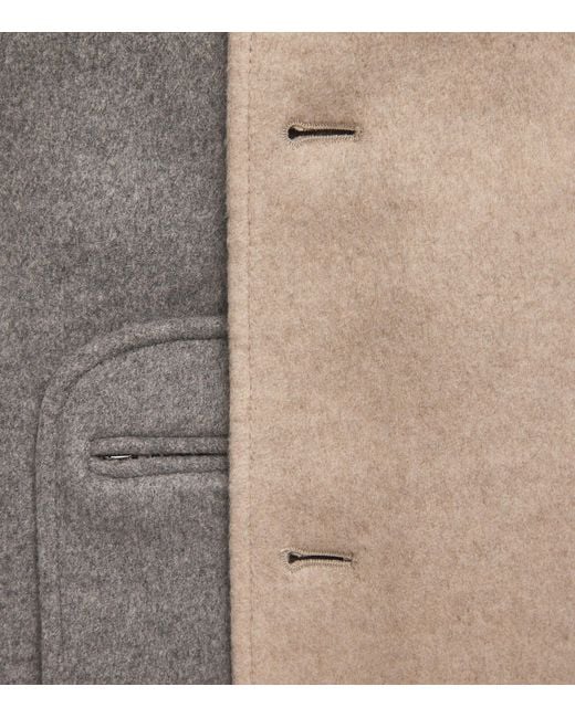 Brioni Natural Cashmere Work Jacket for men