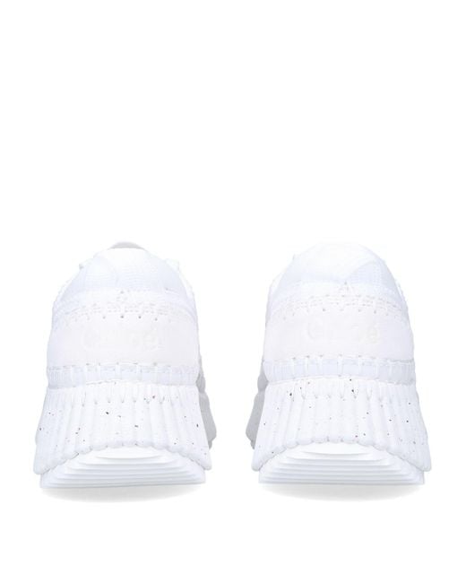Chloé White Nama Runner Sneakers
