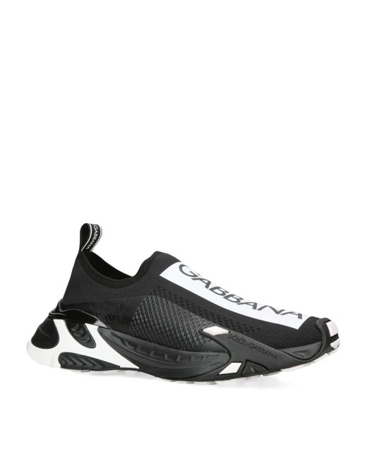 Dolce and gabbana sorrento sneakers black best sale