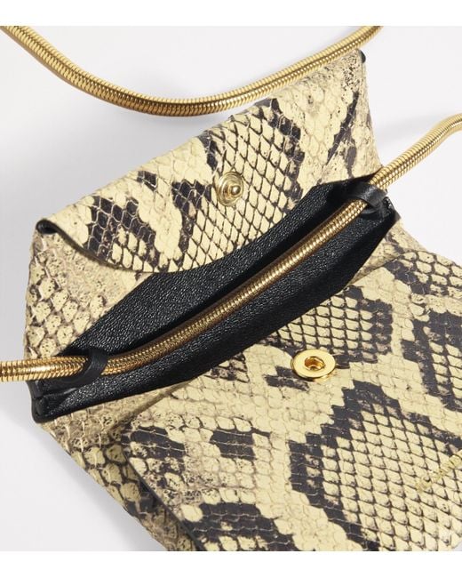 Jil Sander Natural Mini Leather Folded Cross-Body Bag