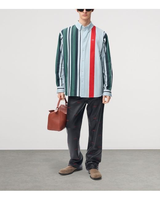 Loewe Blue Stripe Print Shirt for men
