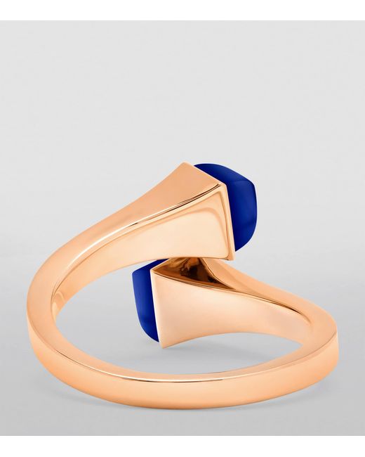Marli New York Blue Midi, Diamond And Lapis Lazuli Cleo Ring