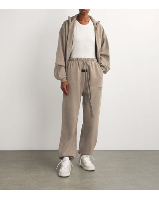 Fear Of God Cotton Blend Drawstring Sweatpants in Grey Lyst UK